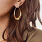 Classic Teardrop Hoops 18K Guldpläterad