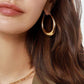 Classic Teardrop Hoops 18K Guldpläterad