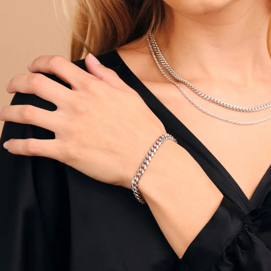 Panzer Choker + Armband Smyckesset