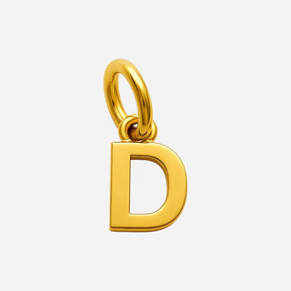 Bokstavhänge 18K Guldpläterat