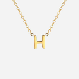 Bokstäv Halsband 18K Guldpläterat