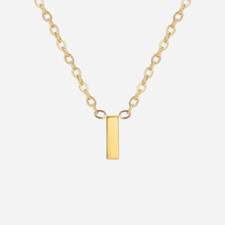 Bokstäv Halsband 18K Guldpläterat