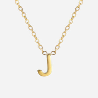 Bokstäv Halsband 18K Guldpläterat