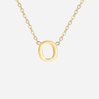 Bokstäv Halsband 18K Guldpläterat