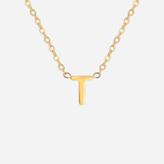Bokstäv Halsband 18K Guldpläterat
