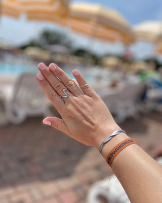 Wave Ring 925 Silver