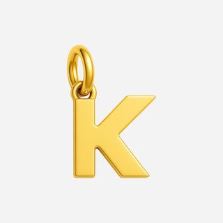 Bokstavhänge 18K Guldpläterat