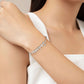 Zirconia Sparkle Leaf Armband 925 Silver