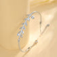 Zirconia Sparkle Leaf Armband 925 Silver