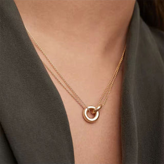Orbit Halsband 18K Guldpläterad