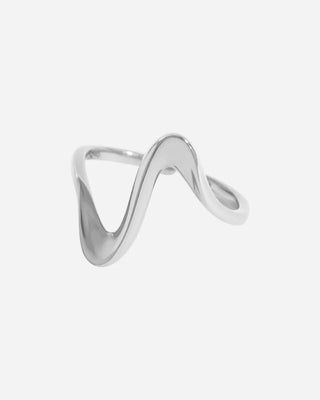 Wave Ring 925 Silver
