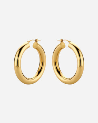 Klassisk Hoops 18K Guldpläterat
