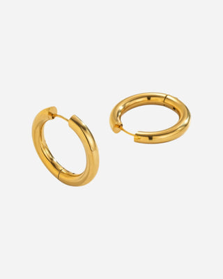 Basic Hoops 18K Guldpläterat