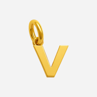 Bokstavhänge 18K Guldpläterat