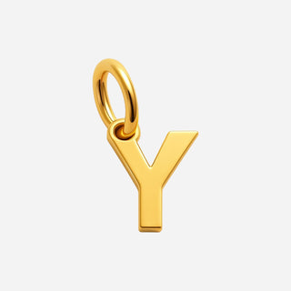 Bokstavhänge 18K Guldpläterat