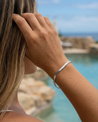 Flat Snake Armband 4mm