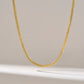 Wheat Choker 18K Guldpläterad 5mm