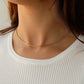 Round Snake Choker 18K Guldpläterad 2mm