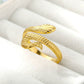 Classic Snake Ring 18K Guldpläterad