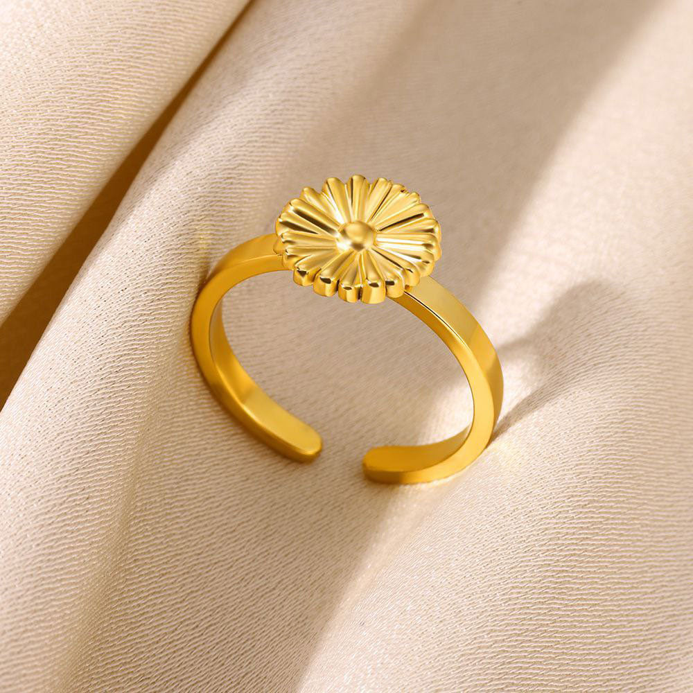 Flower Ring 18K Guldpläterad