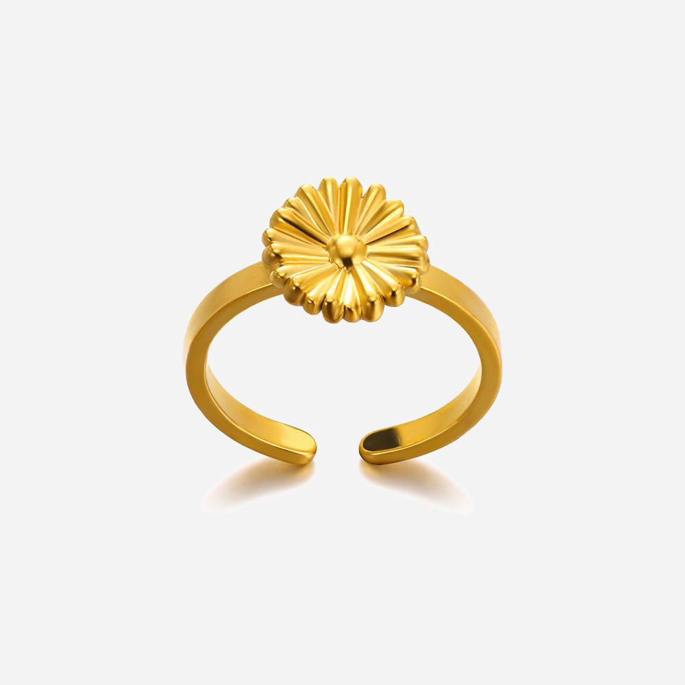 Flower Ring 18K Guldpläterad