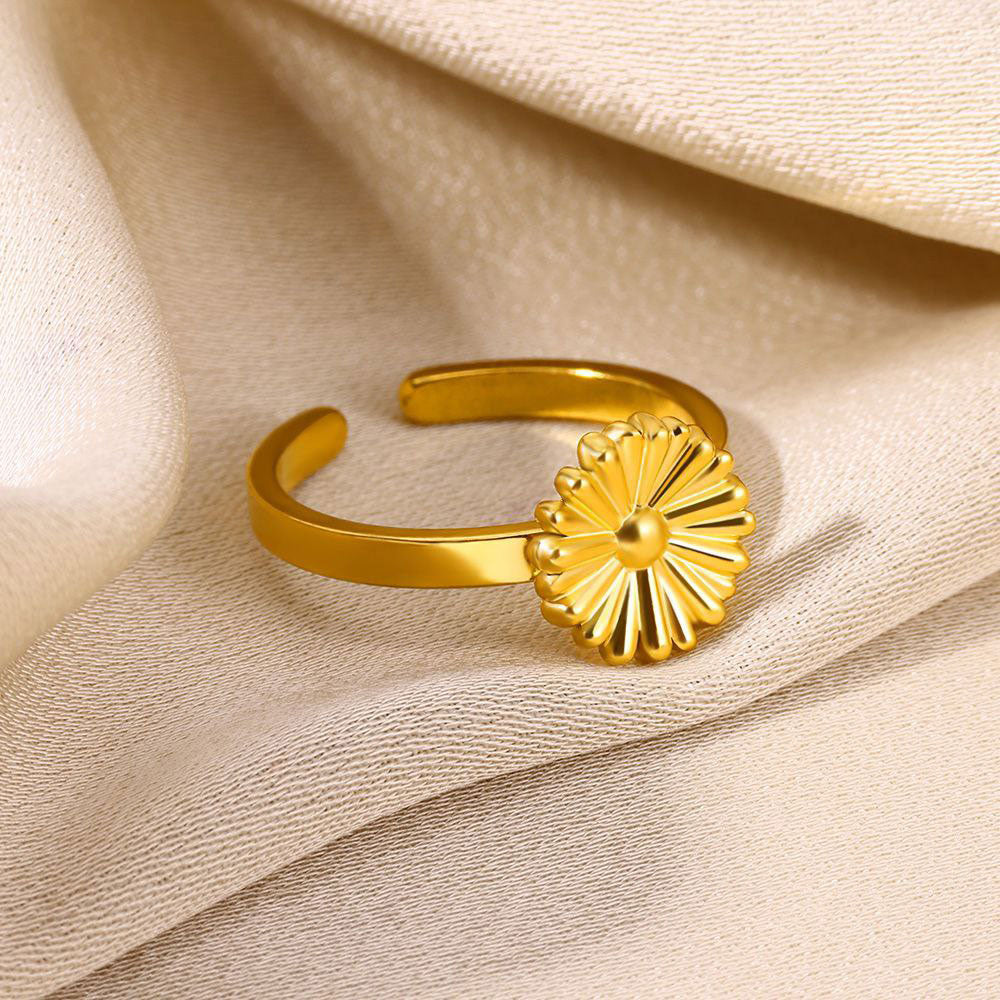 Flower Ring 18K Guldpläterad