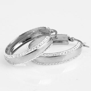 Zirconia Creole Hoops
