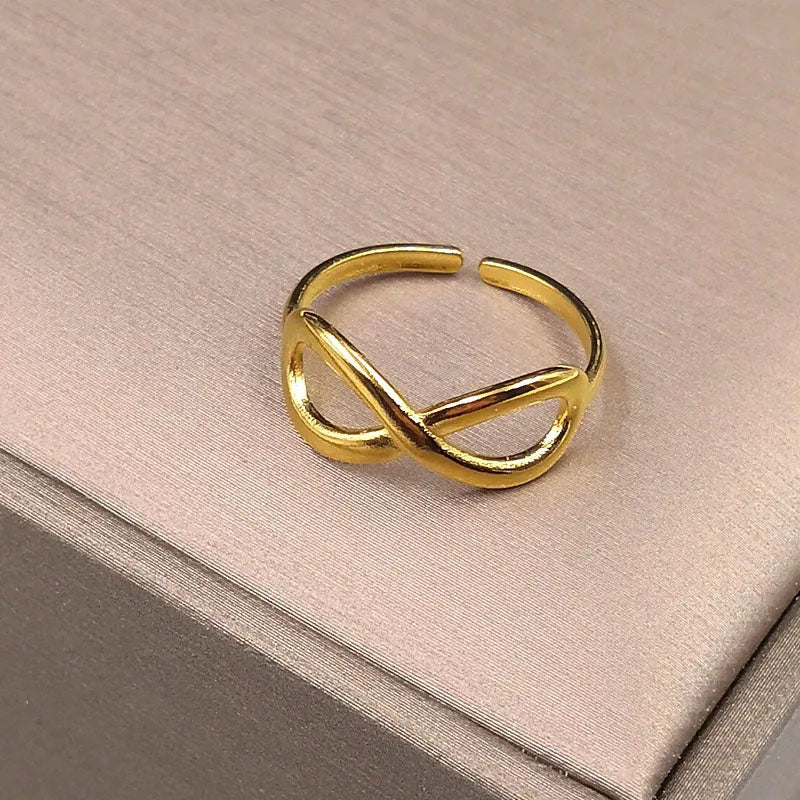 Infinity Love Ring 18K Guldpläterad