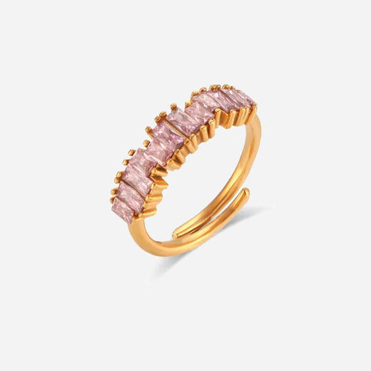 Summer Blush Ring 18K Guldpläterad