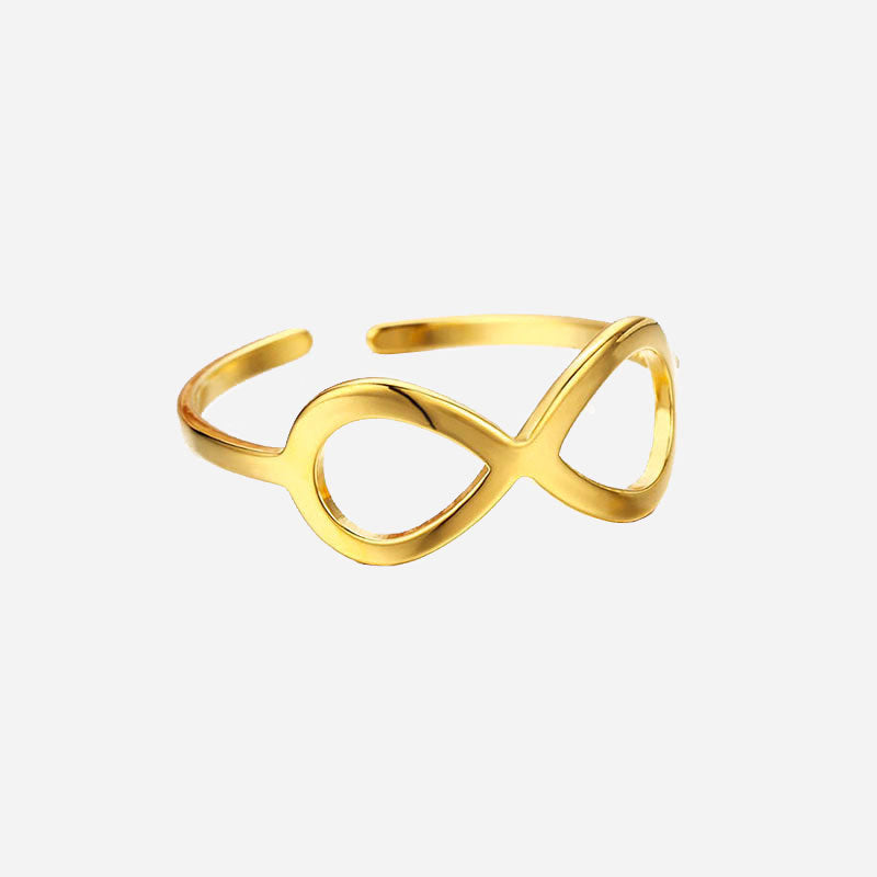 Infinity Love Ring 18K Guldpläterad