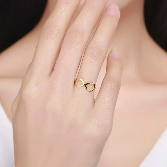 Infinity Love Ring 18K Guldpläterad