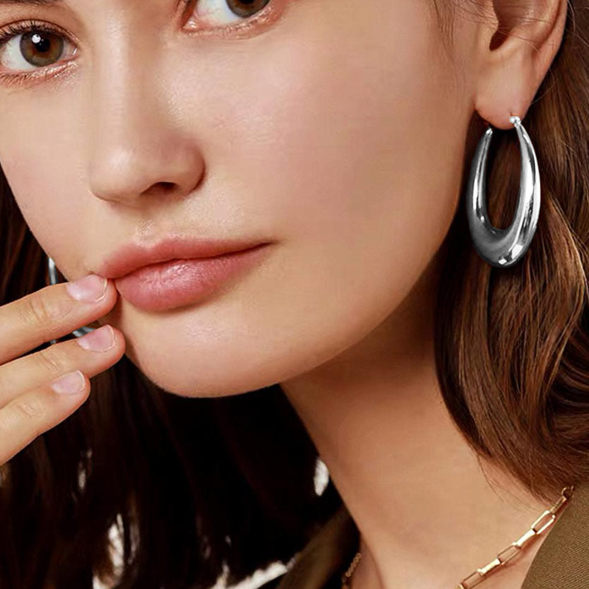 Classic Teardrop Hoops