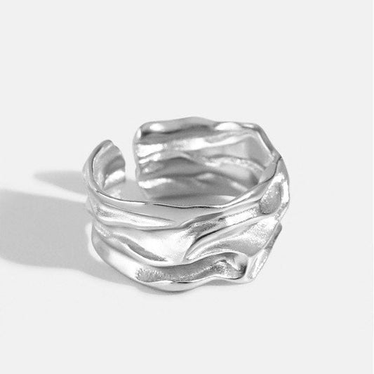 Melted Ring 925 Silver
